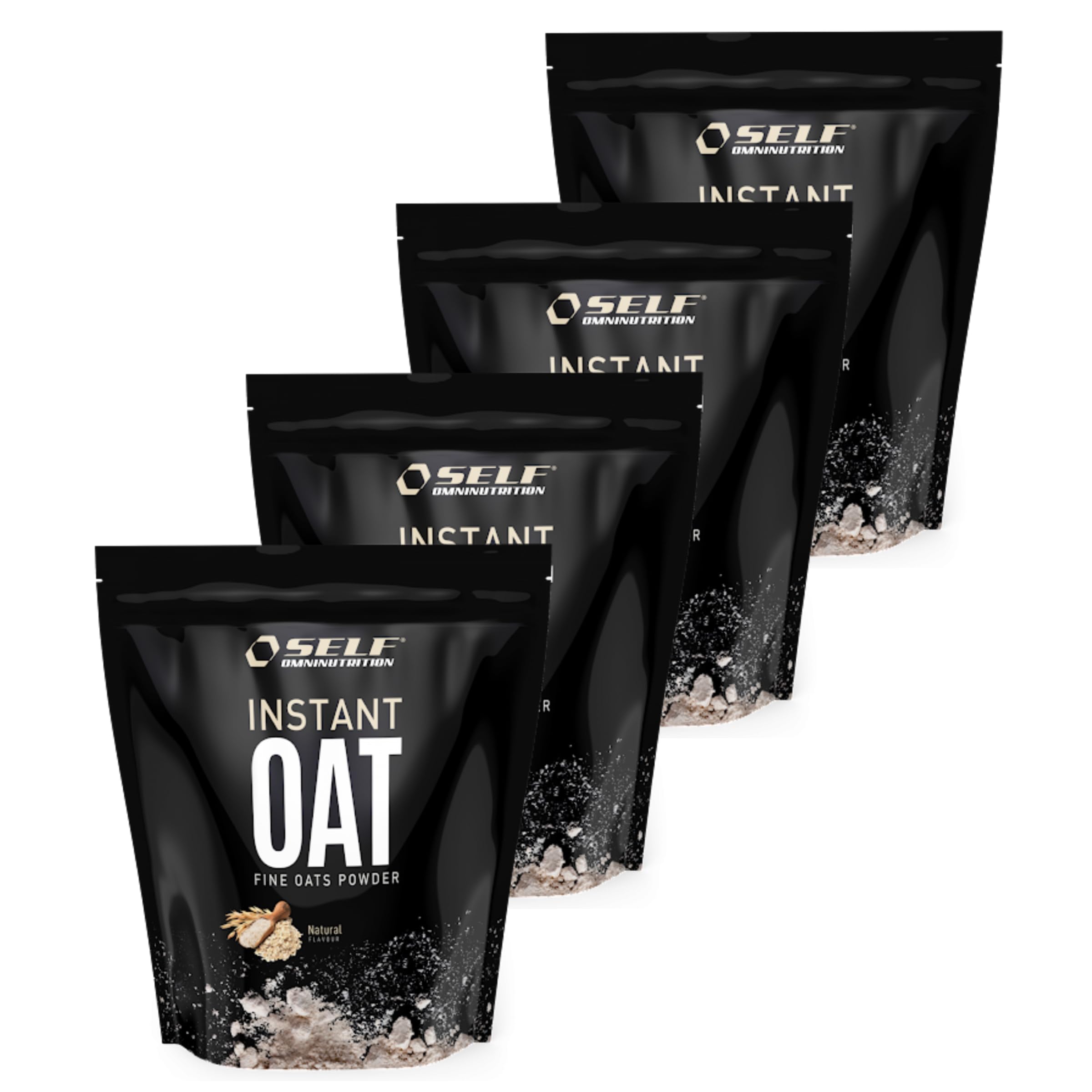 SELF OMNINUTRITION INSTANT OAT NEUTRAL 4x1kg=4kg farina d'avena NATURAL
