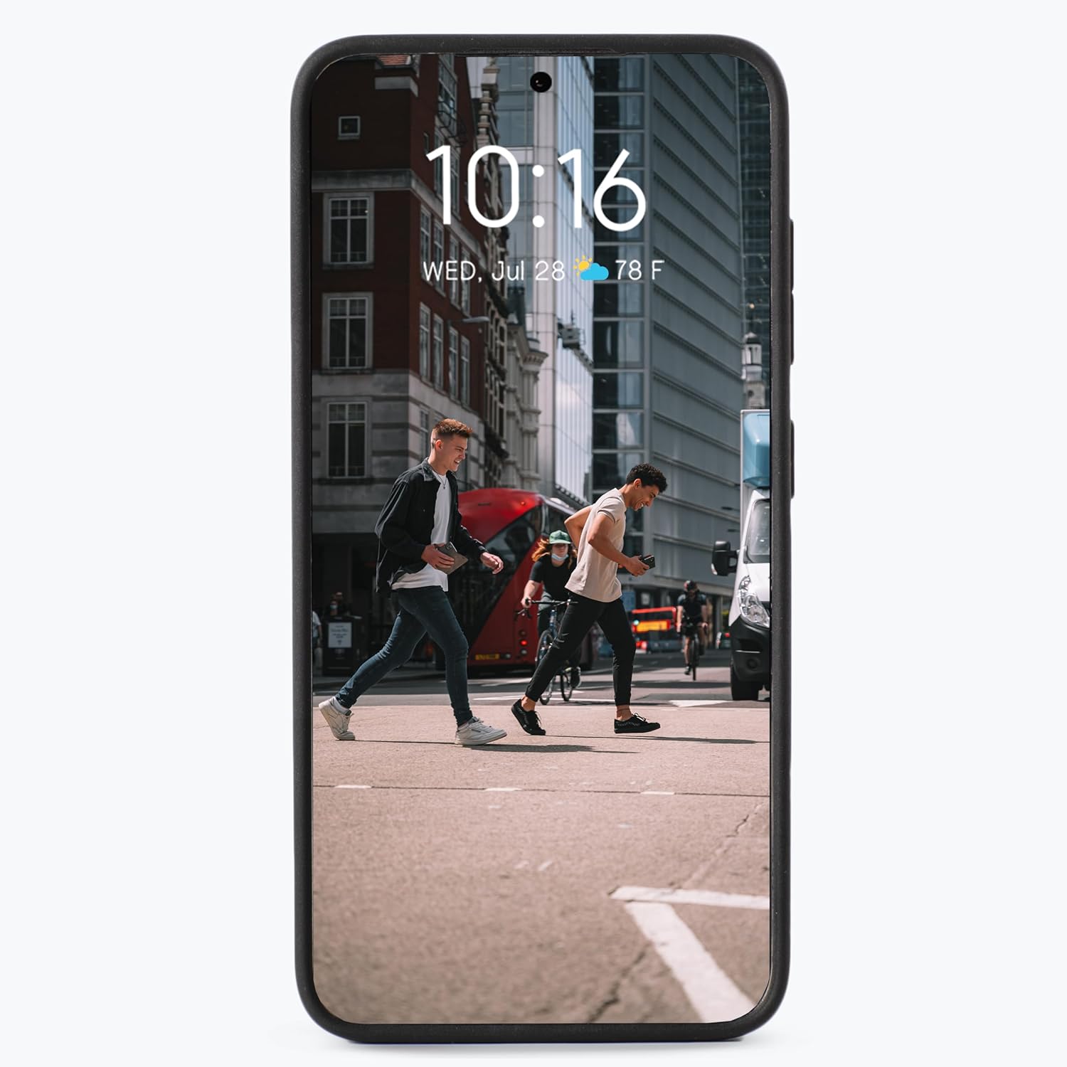 Snakehive Galaxy S24 Plus Metro Leather Case - Genuine Leather & Wireless Charging Compatible Cover with Kickstand - Real Leather Phone Case Compatible with Samsung Galaxy S24 Plus (Purple)