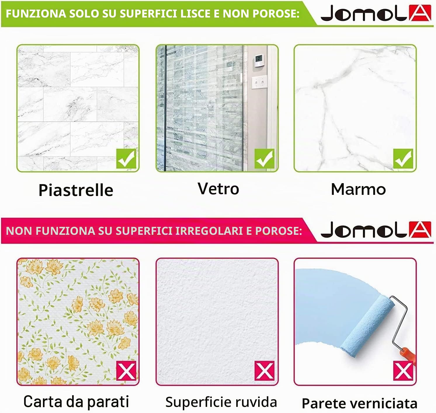 JOMOLA Porta Asciugamani Ventosa Bagno 42,8CM Portasciugamani da Parete Acciaio Inossidabile Porta Salviette Bagno Ventosa Porta Asciugamano per Bagno e Cucina Senza Foratura Finitura Spazzolata