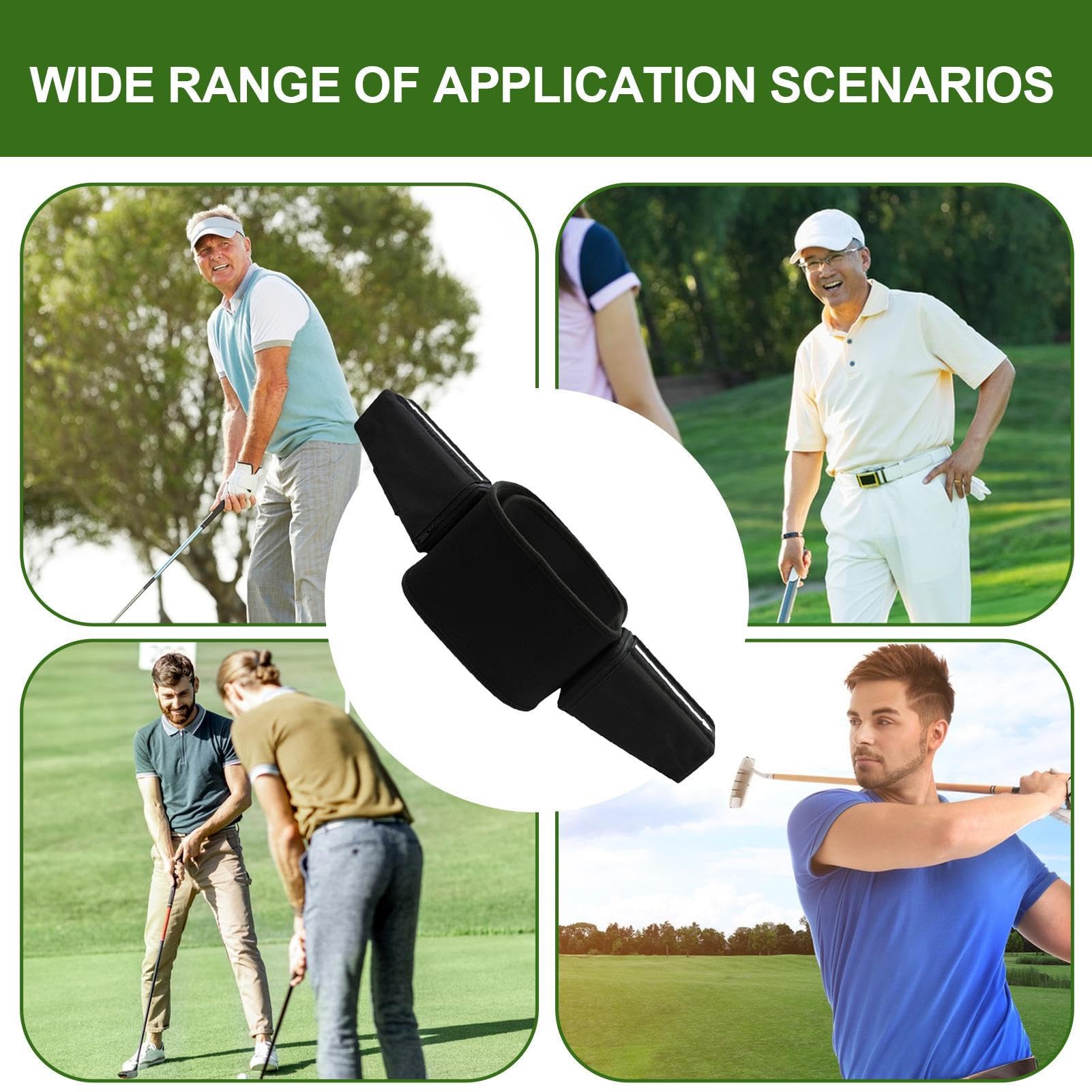 Entrenador De Swing Para Golf Corrector De Postura Con Banda Para Cintura