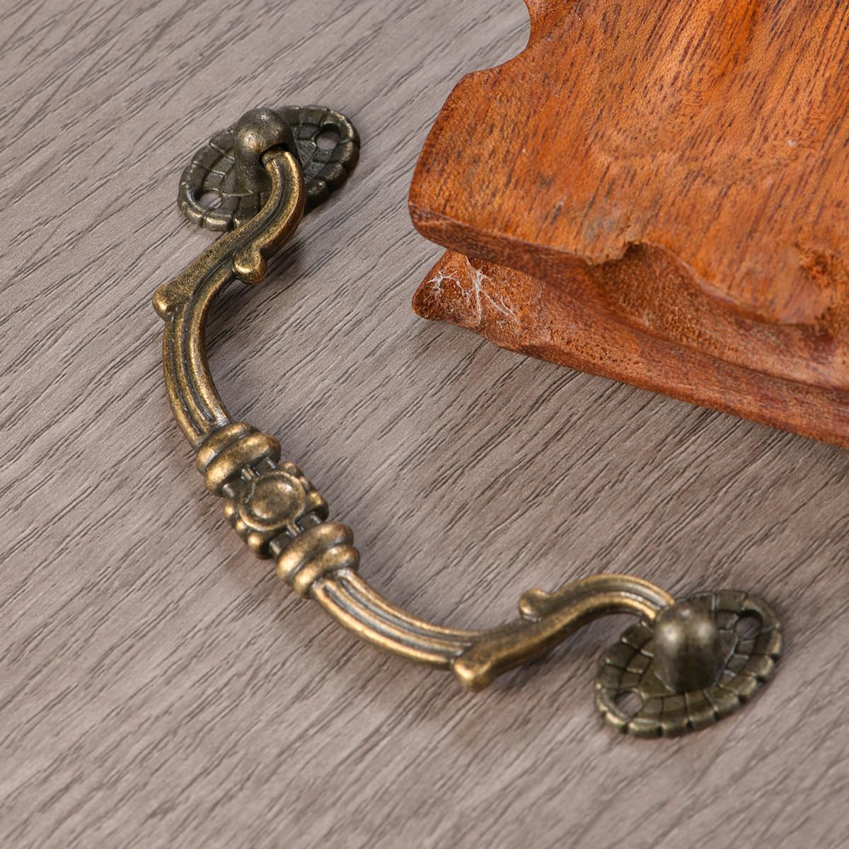 Homeily 10PCS 4 Inch Vintage Cabinet Pulls, Small Chinese Style Furniture Pull Handles - Image 3