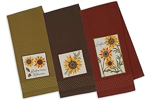 Design Imports Sunflower Kitchen Dishcloths