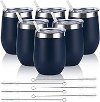 Vista 12 de Lifecapido Paquete de 4 copas de vino de acero inoxidable de 12 onzas sin tallo, vaso de vino aislado, vasos de vino de acero inoxidable con tapas