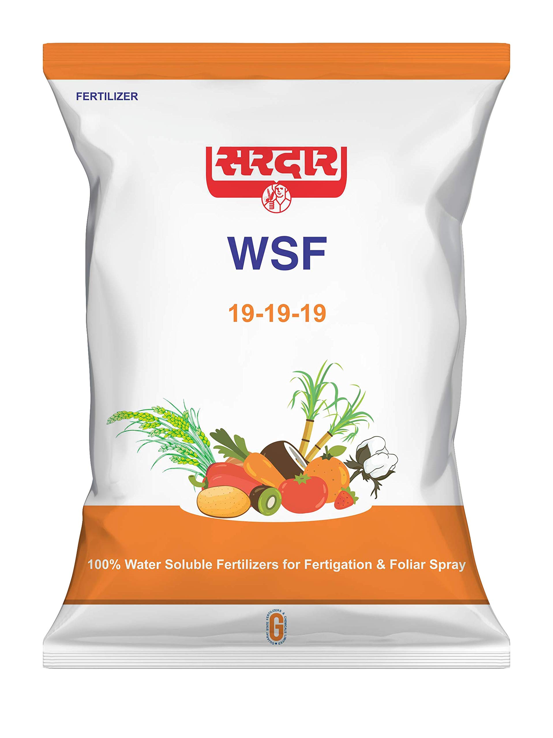 WSF 19-19-19, 100% Water Soluble Fertilizers for fertigation & foliar Spray (1 Kg Pack) (B0CPHYDDWM) Amazon Price History, Amazon Price Tracker