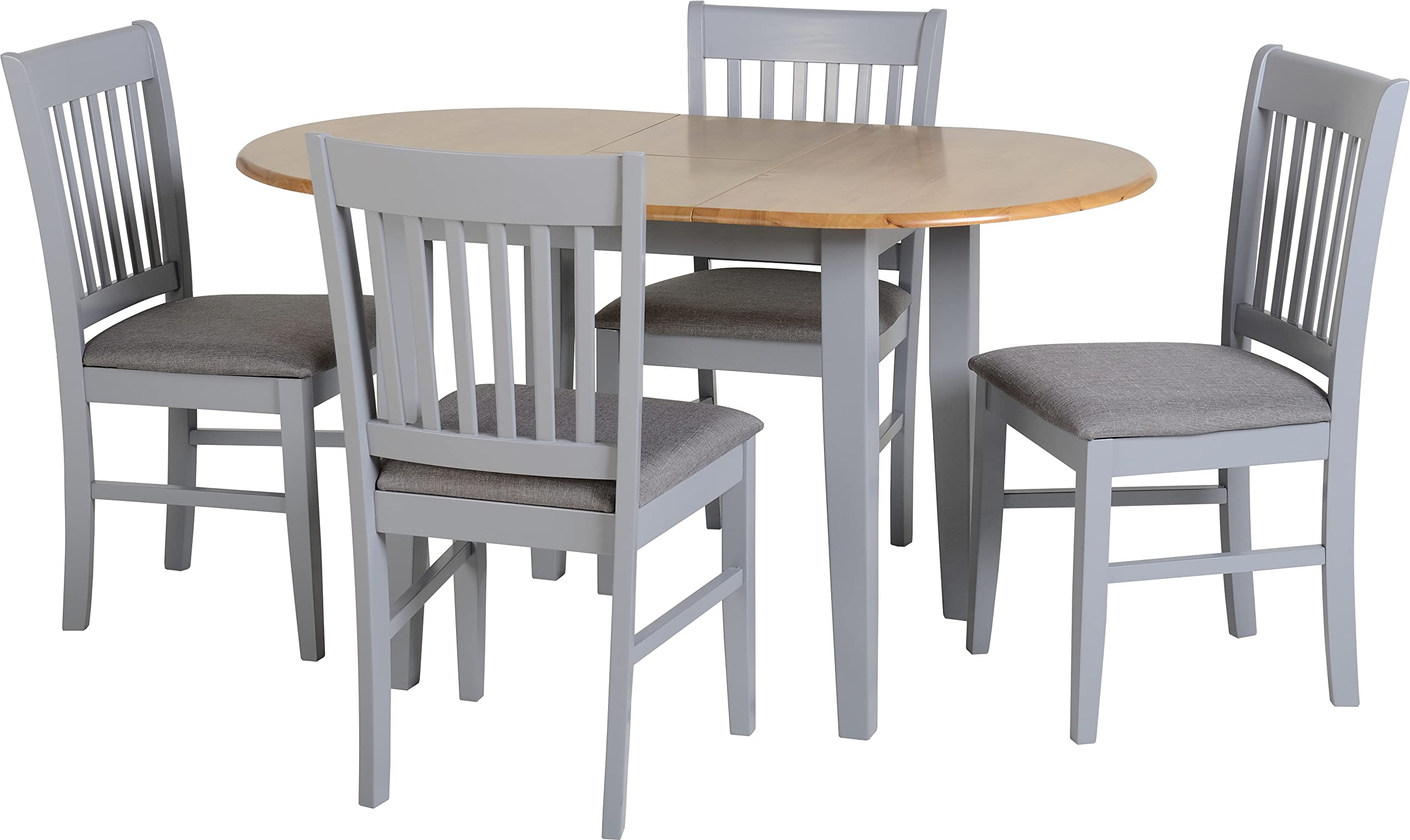 Oxford Extending Dining Set - Grey