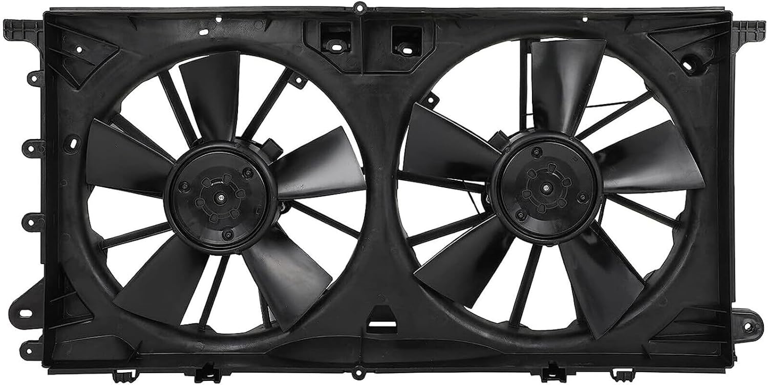 SCITOO Radiator Condenser Cooling Fan Assembly for Ford F-150