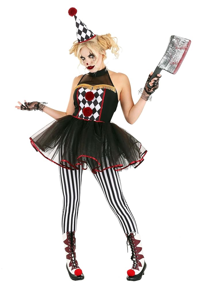 羽衣天女　Chapado en Laton Vapo Payaso黒 Amazon.com: Fun World Disfraz de payaso asesino para mujer