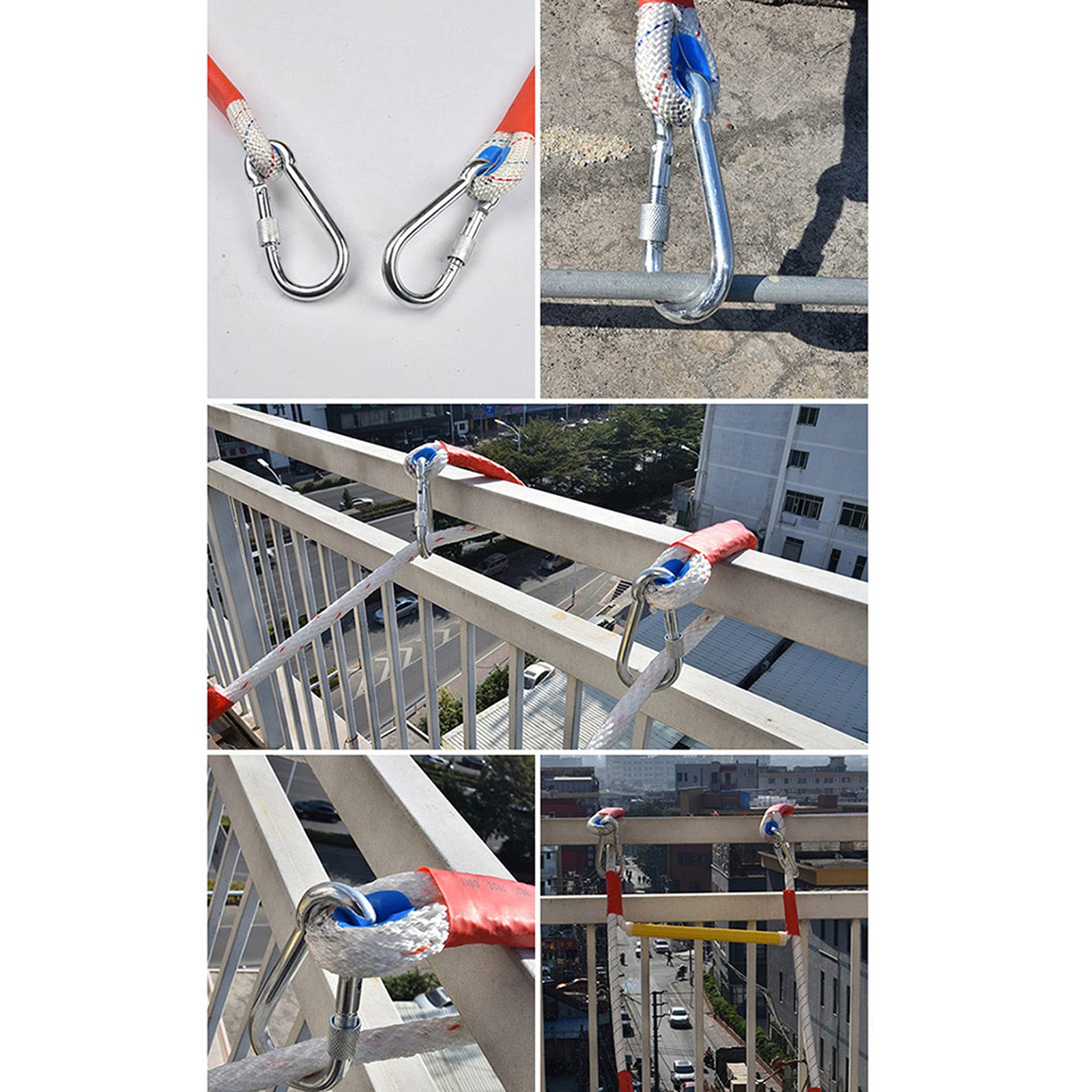 Aufun Vuurvaste reddingsladder, rode vluchtladder, touwladder
