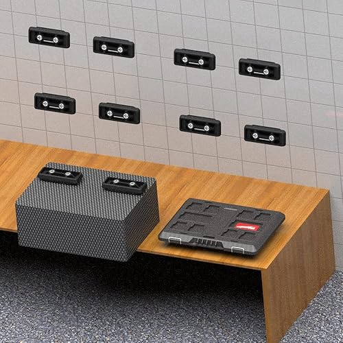 Miniatura 5 de Sistema de montaje de pies, pies de montaje para paquete Milwaukee, pies de montaje para sistema de embalaje Milwaukee (10, rojo)