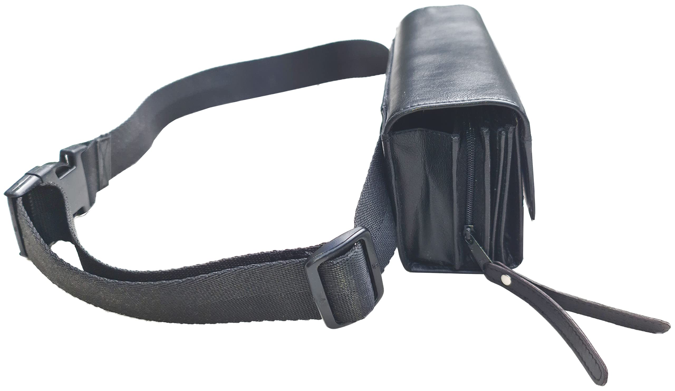 Bolsa de banana para servidor de piel auténtica, cierre con imán, ideal para servidor, bar, tranquilizador, pubs, restaurantes, puertos, etc