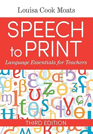 Amazon.com: Speech to Print: Language Essentials for Teachers ...