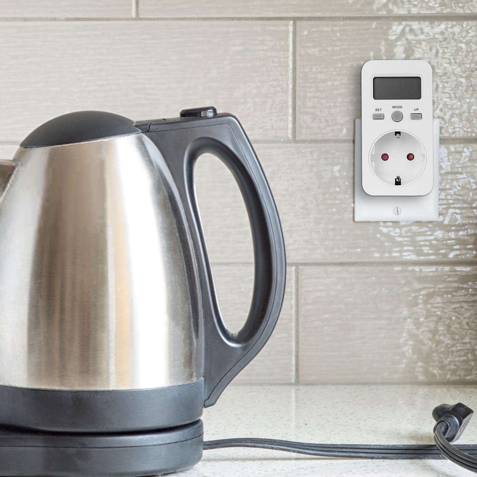 Misuratore Di Consumo Elettrico Presa UK - Monitor Energia Elettrica Domestico