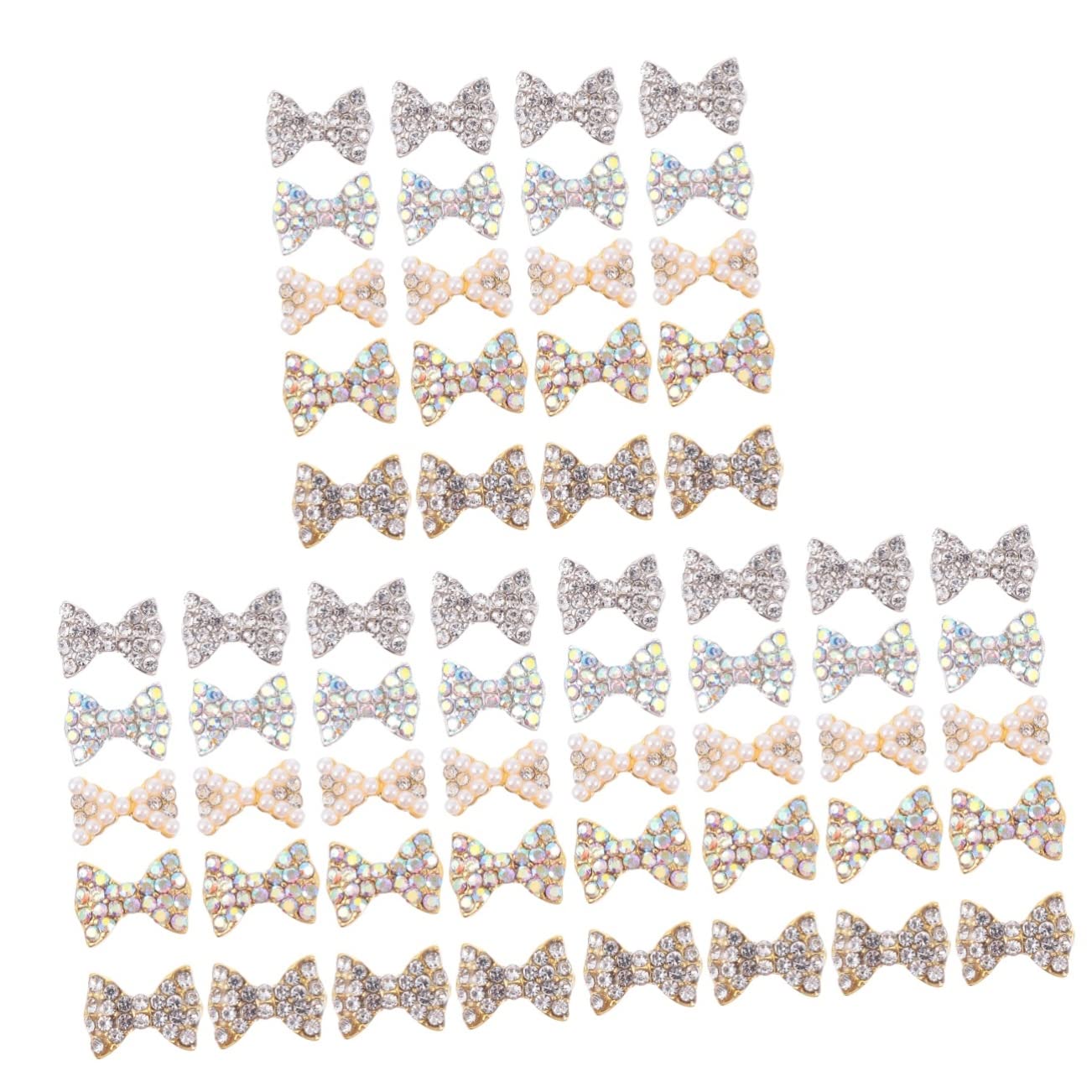 150 Pz Gioielli Con Diamanti Per Unghie Artigianato Di Adesivi Gemma Decorazioni Per Unghie in Acrilico Borchie Metalliche Per Unghie Ciondoli Per Unghie 3d Metallo Festivo Fascino