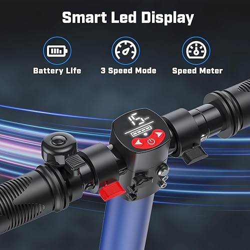 Miniatura 6 de Caroma Electric Scooter Adults Foldable Sports Scooter Electric Bike for Adults 6585 Solid Tires 1720 Miles Range  124Mph155Mph 250W350W Motor