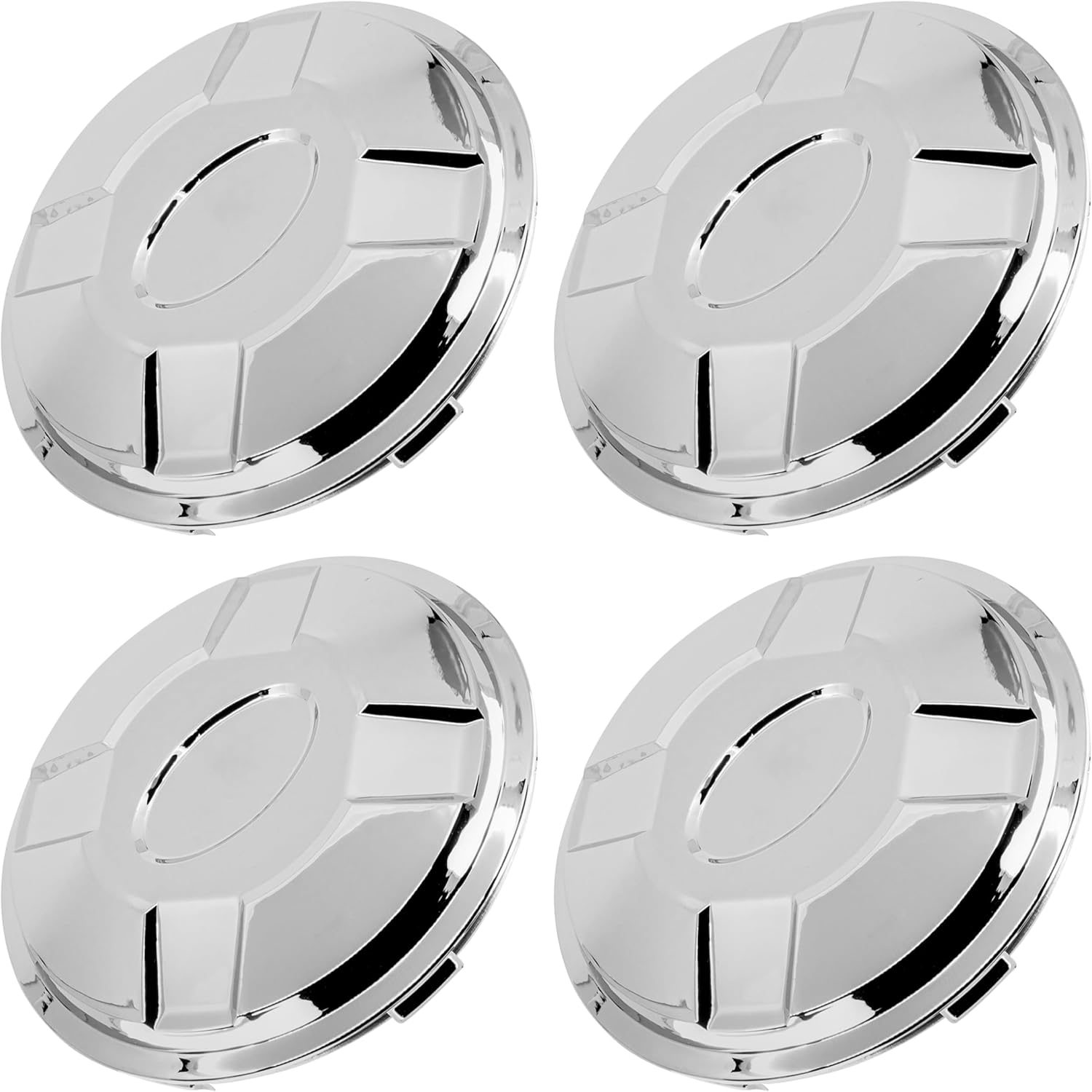 Caltric Front and Rear Wheel Hub Cover Compatible with Polaris Sportsman 550 Touring 2010-2014 / 4x