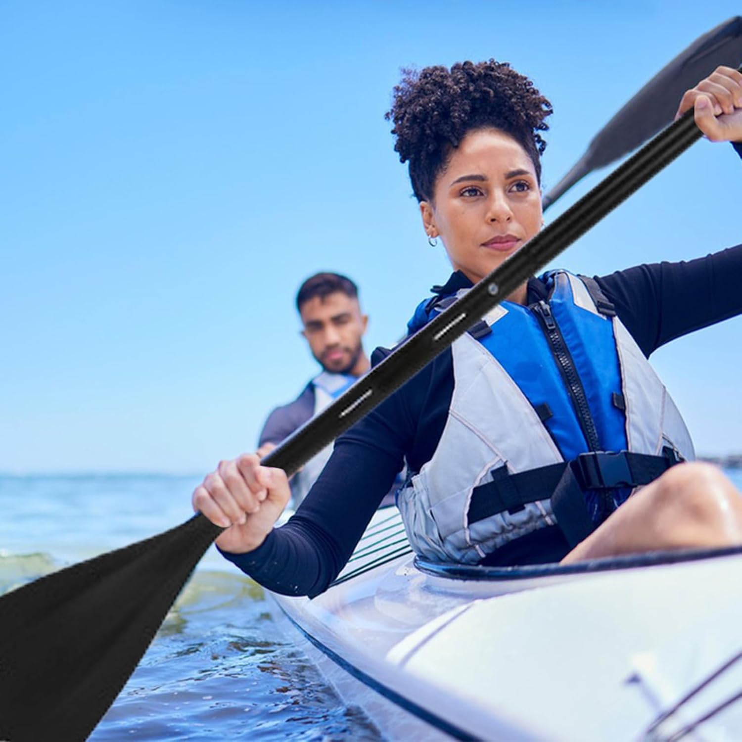 Adjustable Paddle – Lightweight Aluminum Alloy, Retractable & Portable Stand Up Paddle for Inflatable Boards (Aluminum Alloy Paddles)