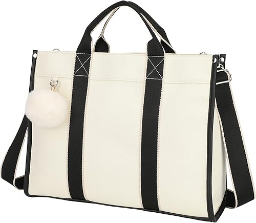 Bolsa para laptop de 15.6 pulgadas con compartimento con cremallera, bolsillos grandes para el trabajo escolar