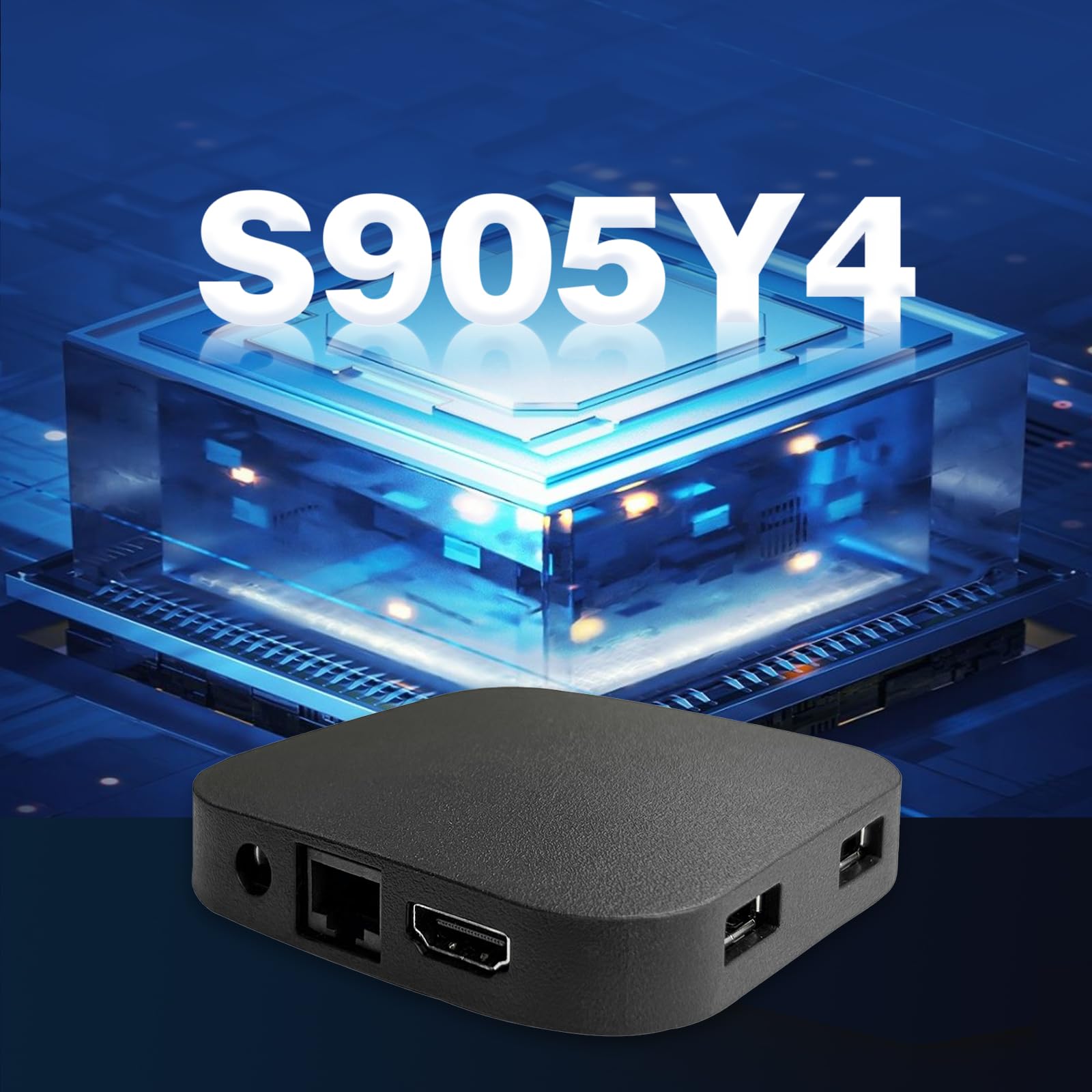 BOXPUT Q8 – Android 11.0 TV Box 4K Amlogic S905Y4, 4GB RAM + 32GB, Wi-Fi Dual-Band BT 5.0, Telecomando Vocale