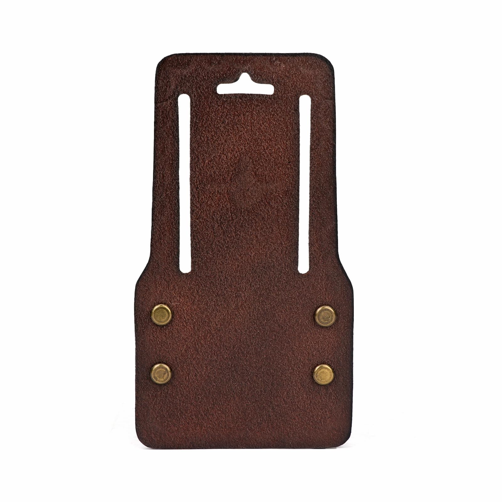 TOURBON Leather Hammer Holder Axe Garden Hand Tools Holster for Carpenters Builders Fits 3" Belt, Brown, 9.5*5*17.3cm - Image 2