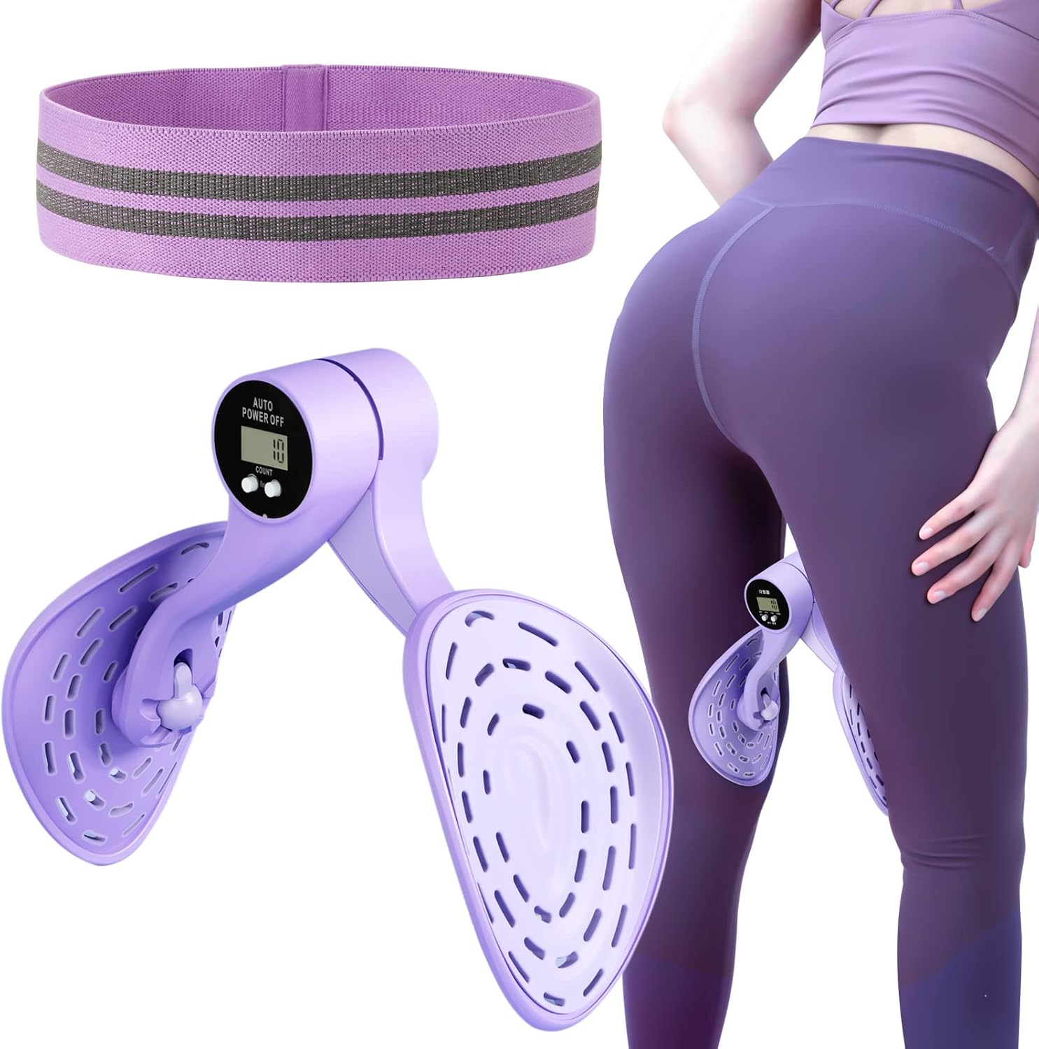 Thigh Master, Inner Thigh Exercise Equipment with Counter