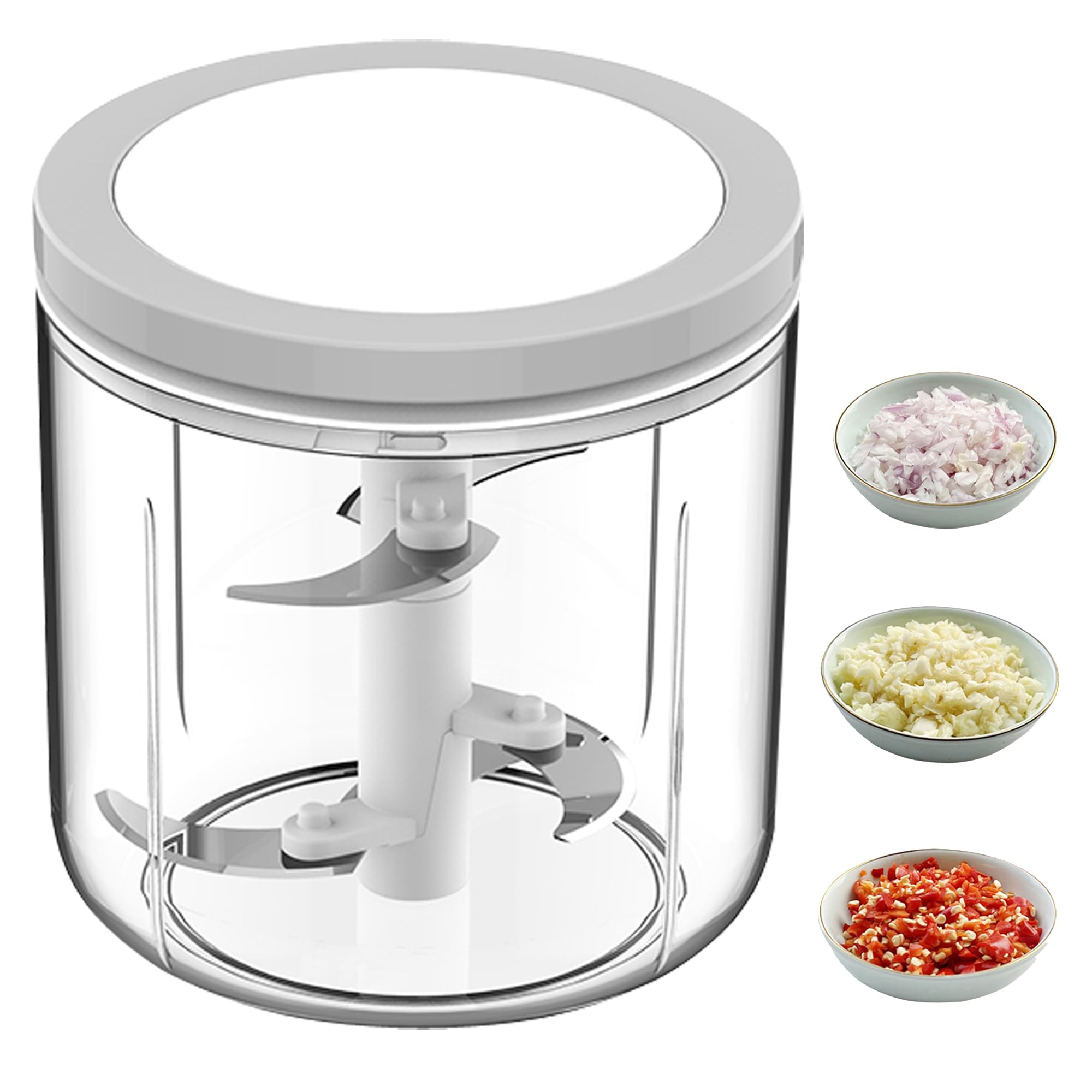 Amazon.com: Manual Food Processor Vegetable Chopper, ZWCEGND
