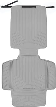 WeatherTech Child Car Seat Protector with Back | Spill Protection, Prevents Seat Compression, Grey
