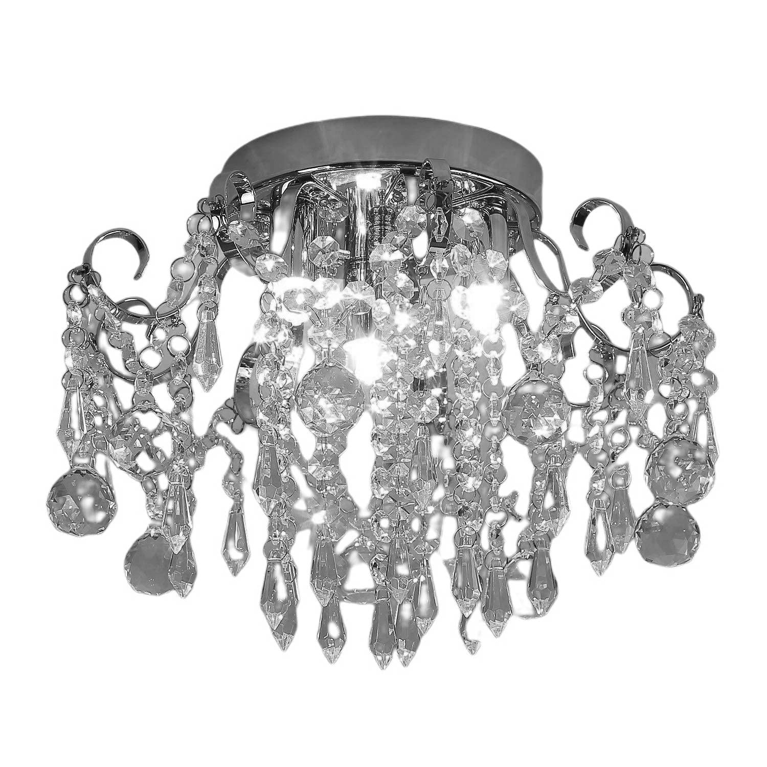 CTRLZS Pendant Lamp European Style Crystal Ceiling Small Chandelier Modern Minimalist Porch Aisle Corridor Restaurant Light
