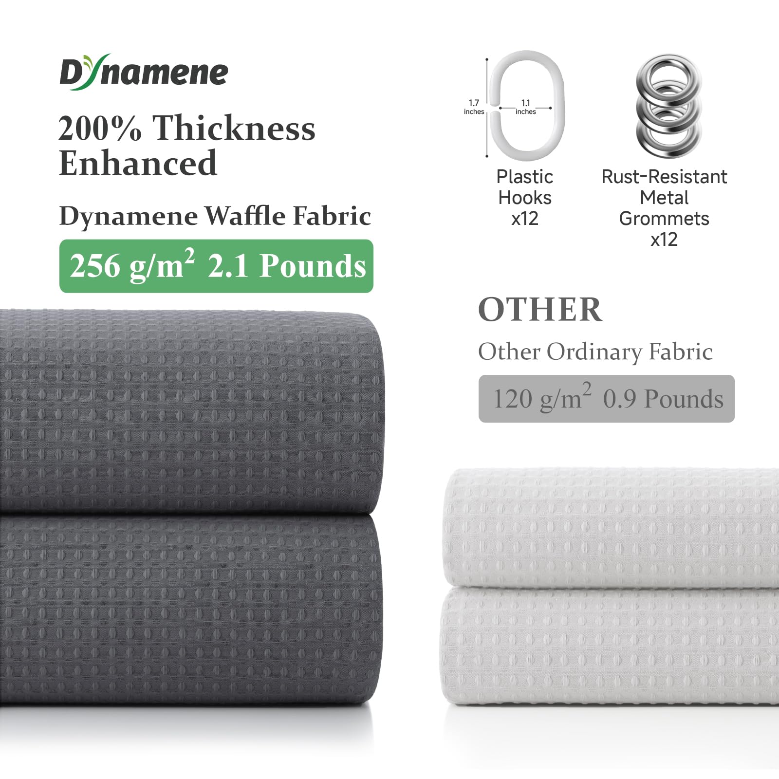 Dynamene Shower Curtain Set