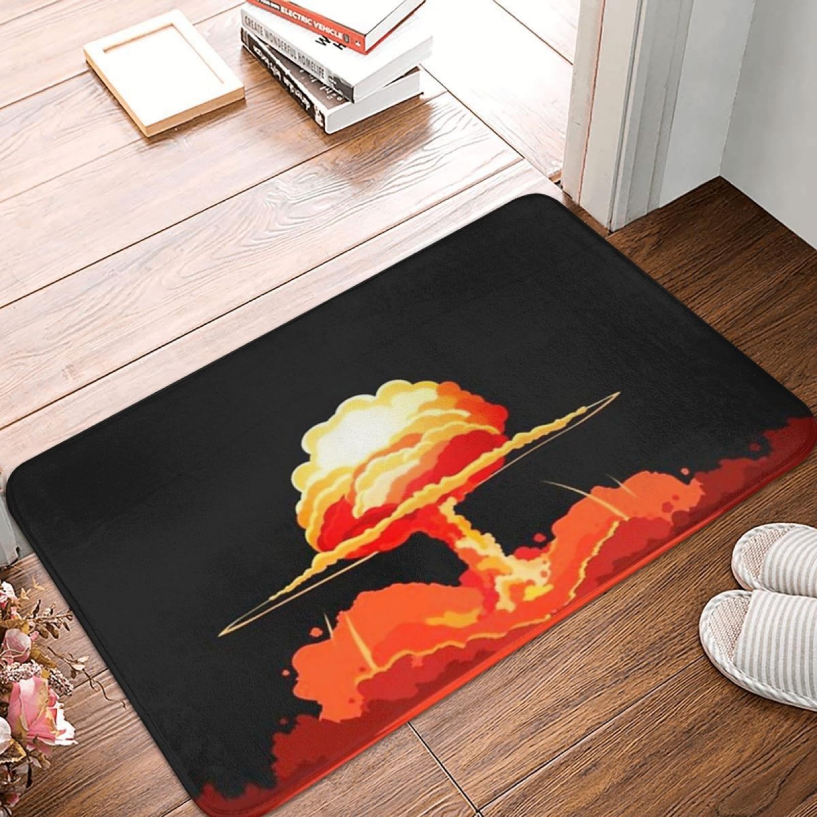 Paillassons pour entrée Boom antidérapants et tapis de cuisine pour décoration maison