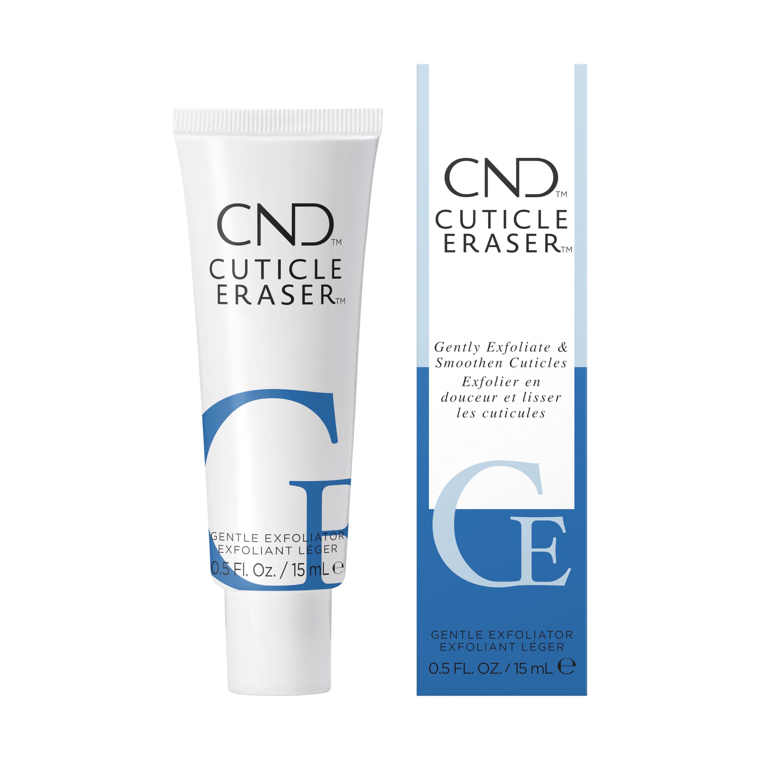 CND Cuticle Eraser Gentle Exfoliator for Women 0.5 oz