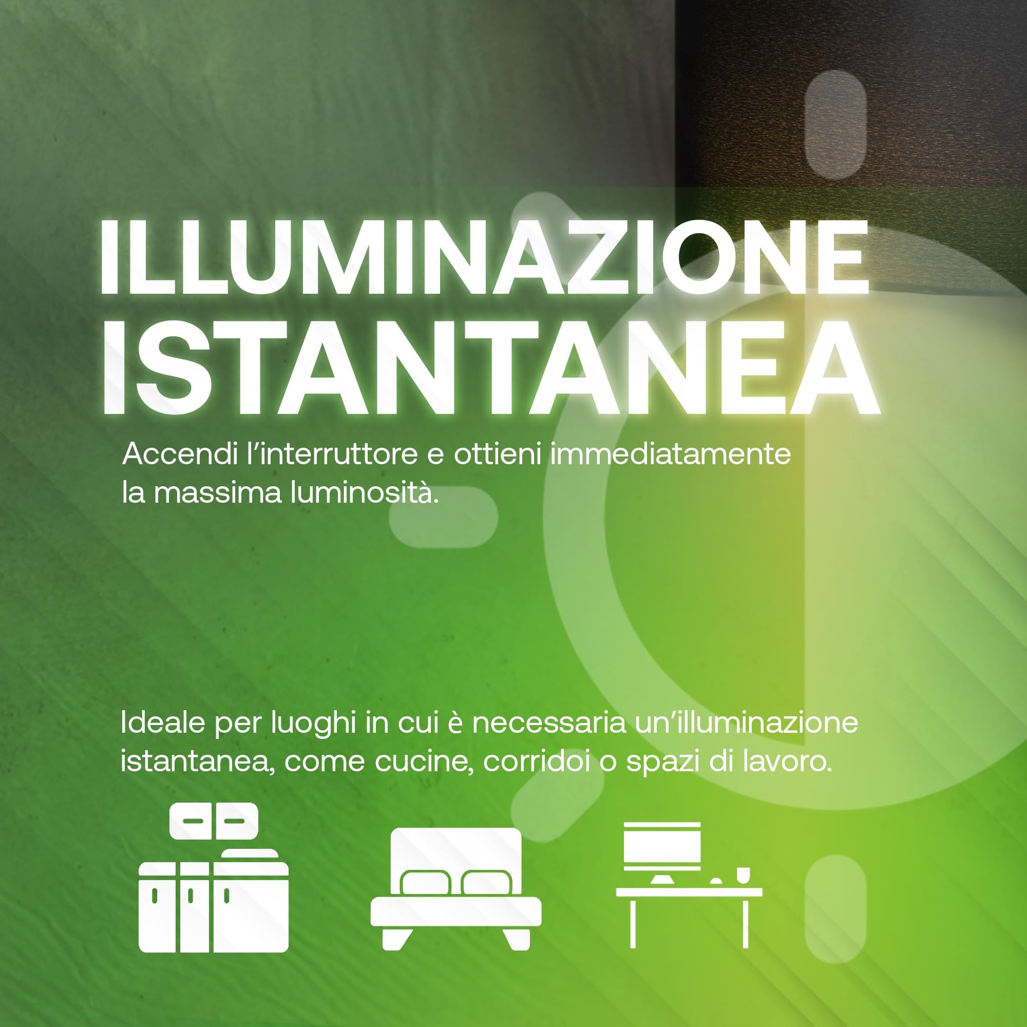 greenandco 10 Lampadine GU10 LED 3000K | sostituisce 44W | bianco caldo 3000K | 2.5W 450lm | 100° | senza sfarfallio | classe di efficienza energetica A | lampadina LED 230V | non dimmerabile