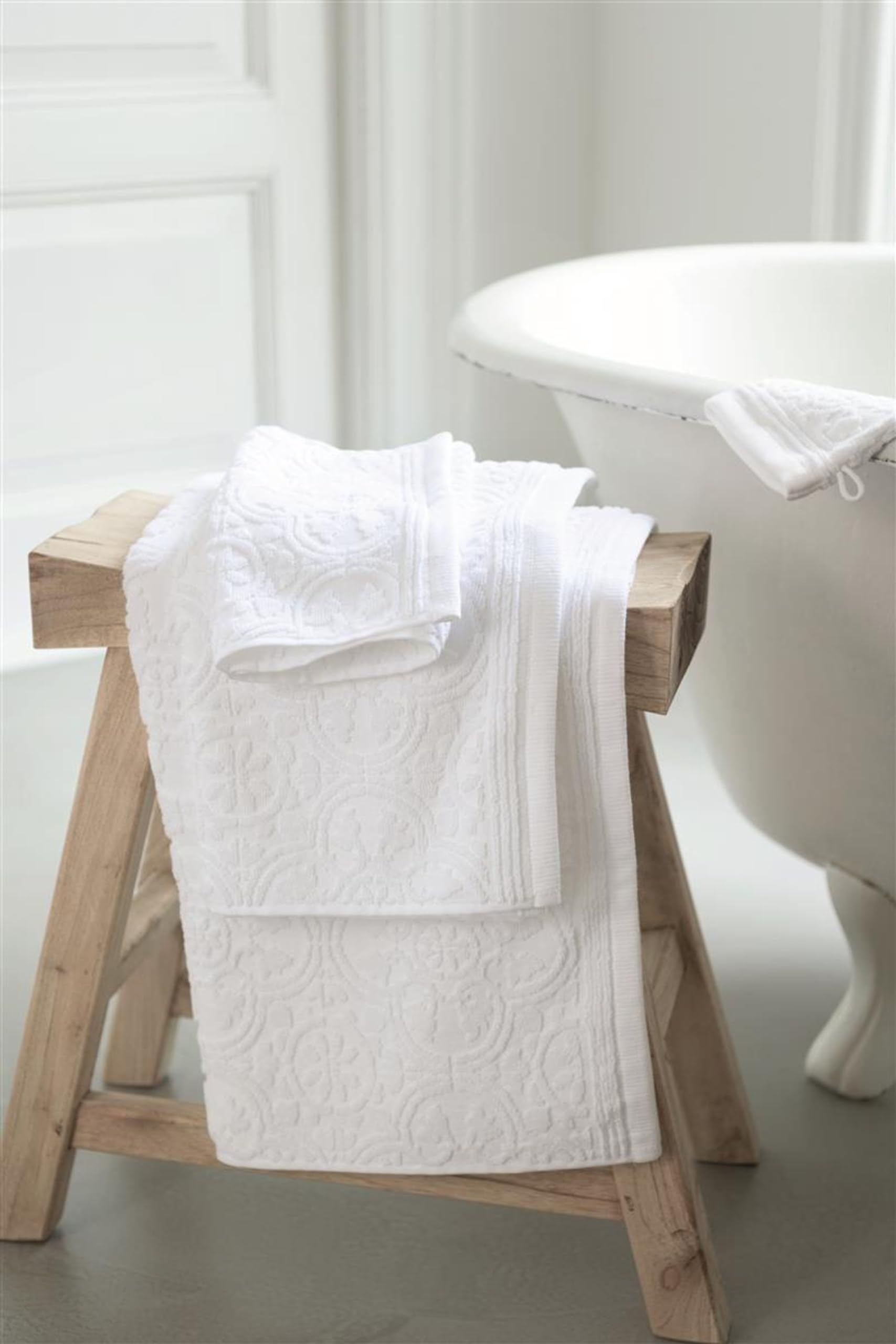 Duschtuch Tile de Pip White UV UV 70x140
