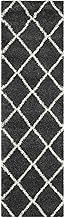 Carpet for Hallway, Kitchen, and Modern InteriorsCarpetCozy Shag Runner for Living Room, Bedroom & Office Décor ETC Size 1.5x3 feet, Patten-Solid Grey B