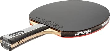 Killerspin KIDO 7P RTG Ping Pong Paddle, Advanced Table Tennis Players, Memory Book Paddle Case, Red/Black
