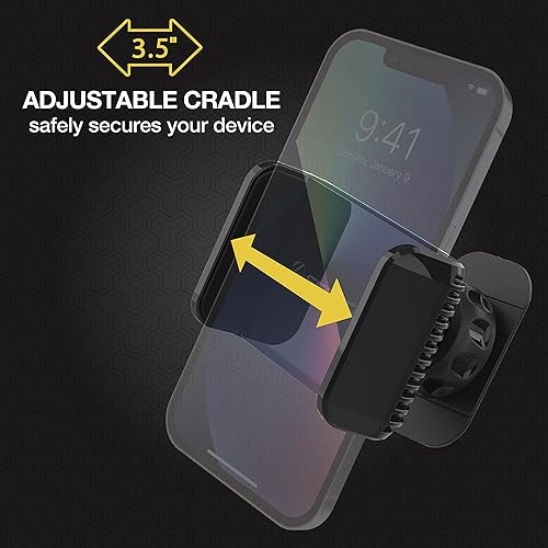 Miniatura 3 de Scosche UH4DVM-SP CarMount 2 en 1 Universal Phone Vent o Dash Mount para el coche  Portátil y ajustable con rotación de 360 grados