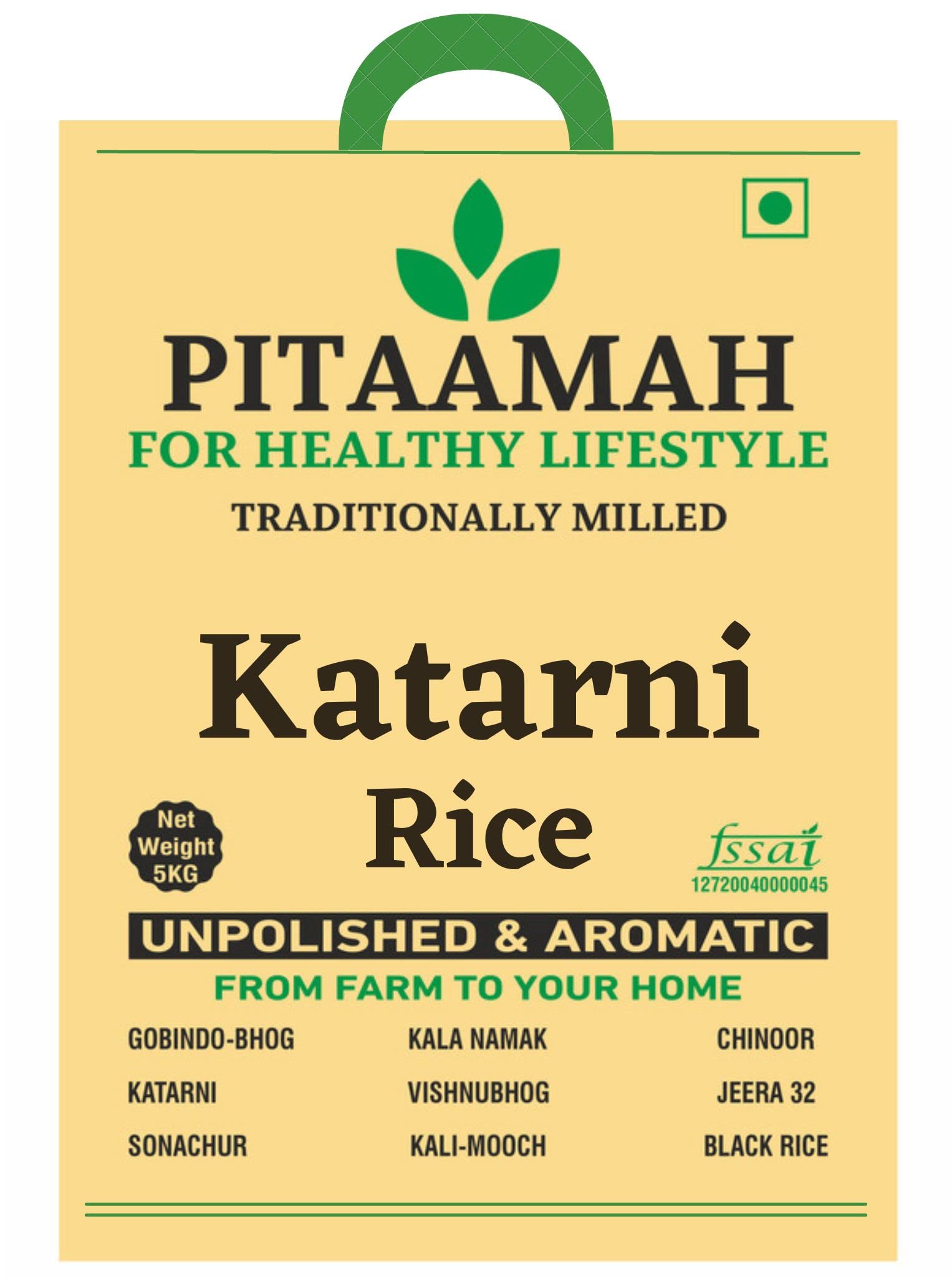 Pitaamah Katarni Rice | 5kg | Unpolished Rice | 1 Year Old Rice | Directly from Farmer (B0BVZCQYMS) Amazon Price History, Amazon Price Tracker