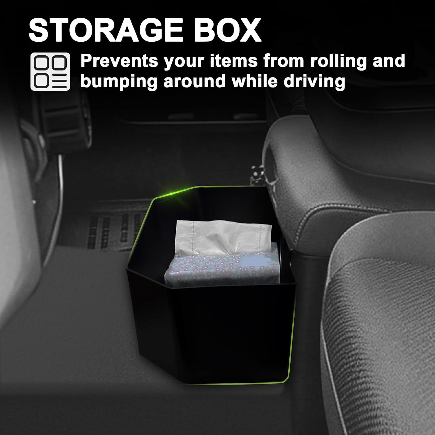 Muslogy Console Organizer for 2014-2018 Silverado/Sierra 1500, Bench Seat image 4