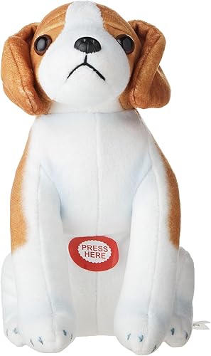 Miniatura 2 de Wild Republic Rescue Dog, Beagle, animal de peluche, con sonido, 5.5 pulgadas, regalo para niños, juguete de peluche, botellas de agua recicladas