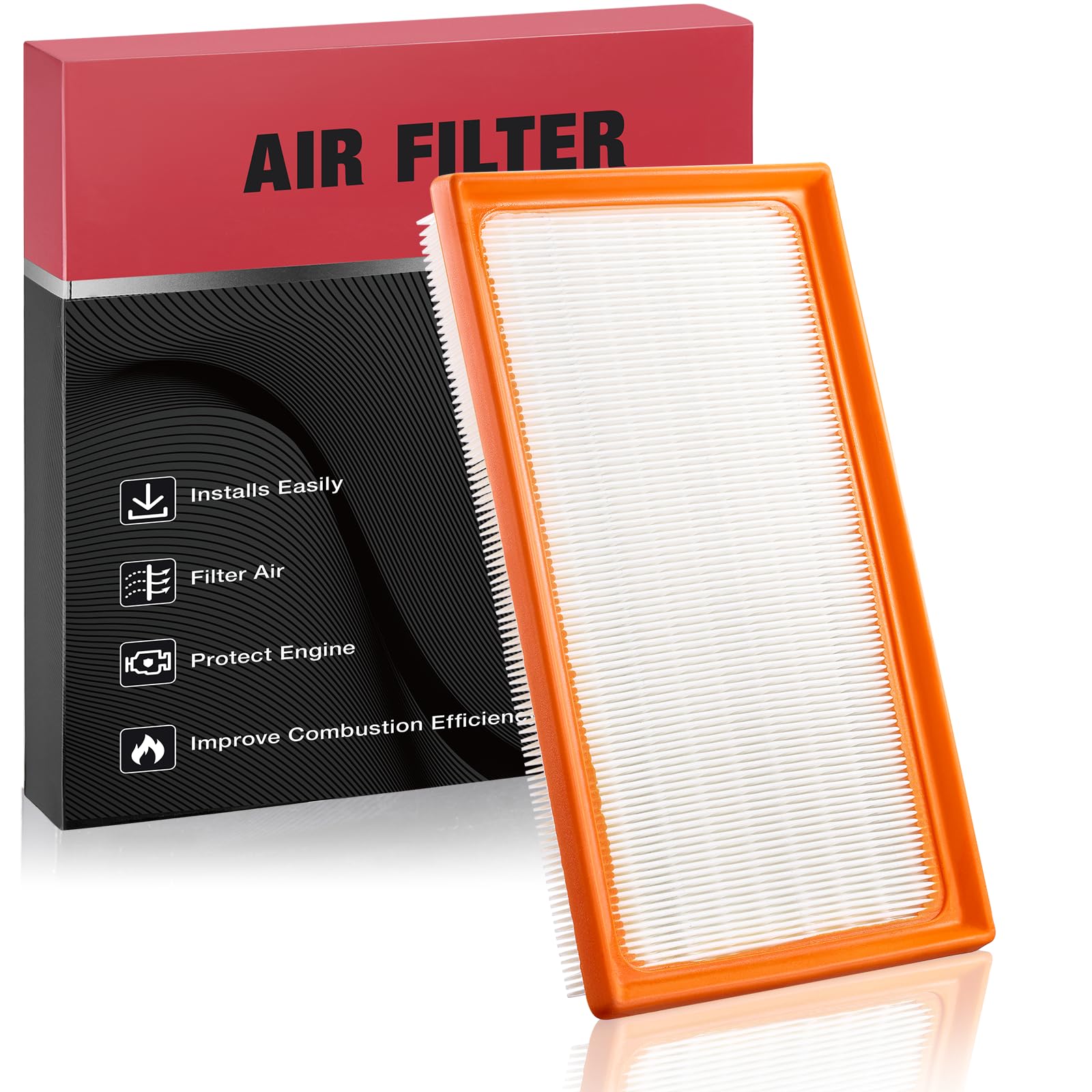 BDFHYK CA12289 Engine Air Filter Compatible with Toyota & Lexus &Subaru - Avalon Camry C-HR Corolla Highlander RAV4 Sienna Venza ES300H UX200 BRZ, Replace# PA99265 17801-77050