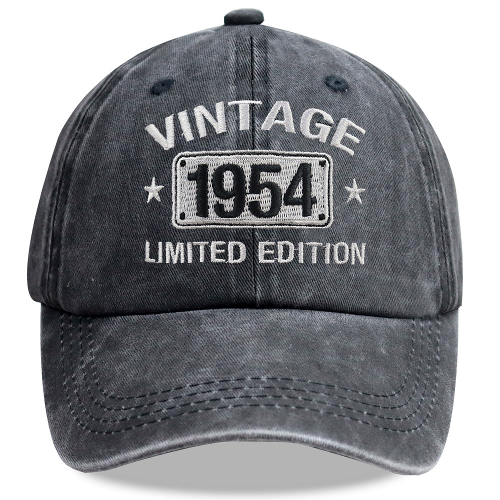 Vintage 1925-2005 Limited Edition Hats for Men Women, Personalized 21th-101th Birthday Gifts Retirement
