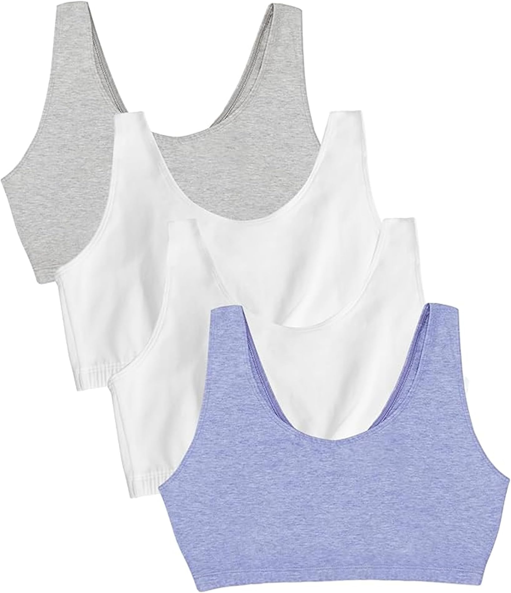 Women's Built Up Tank Style Sports Bra Value Pack