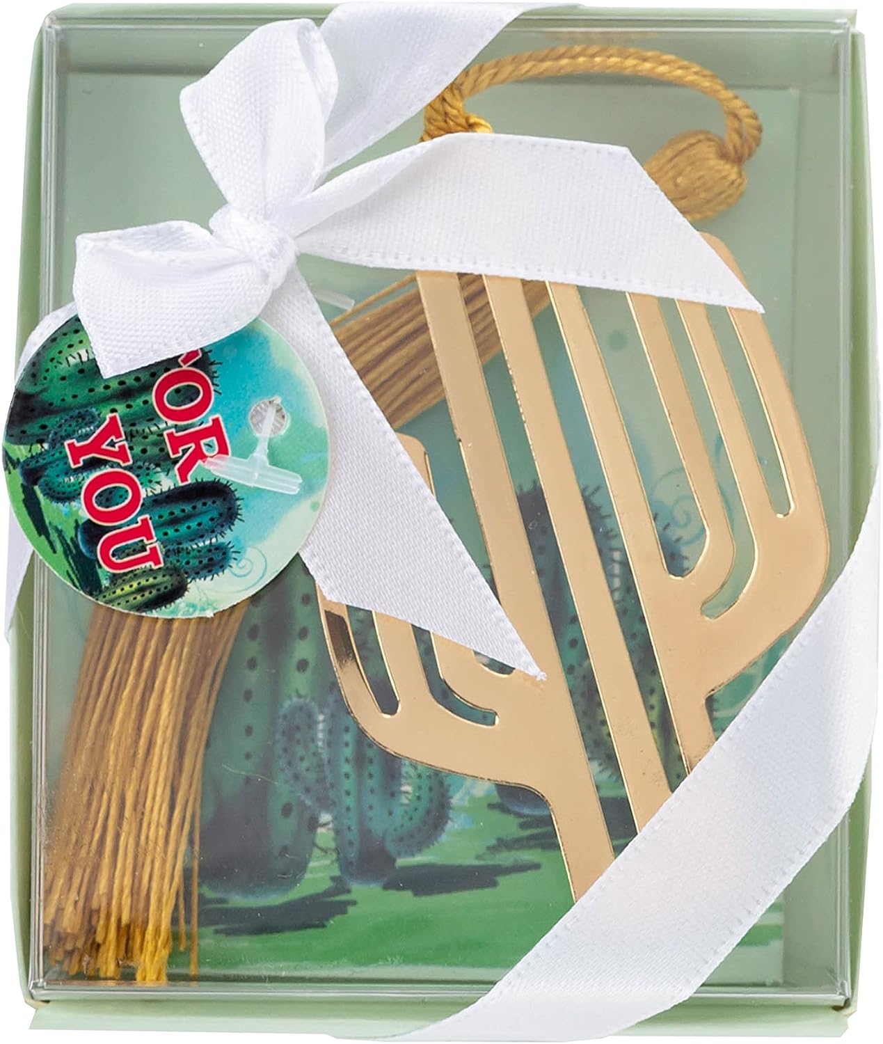 60PCS Cactus Bookmarks for Baby Shower Party Favors or Mexican Theme Wedding Party Souvenirs Bridal Shower Favors Gifts Decorations for Guests (Cactus)