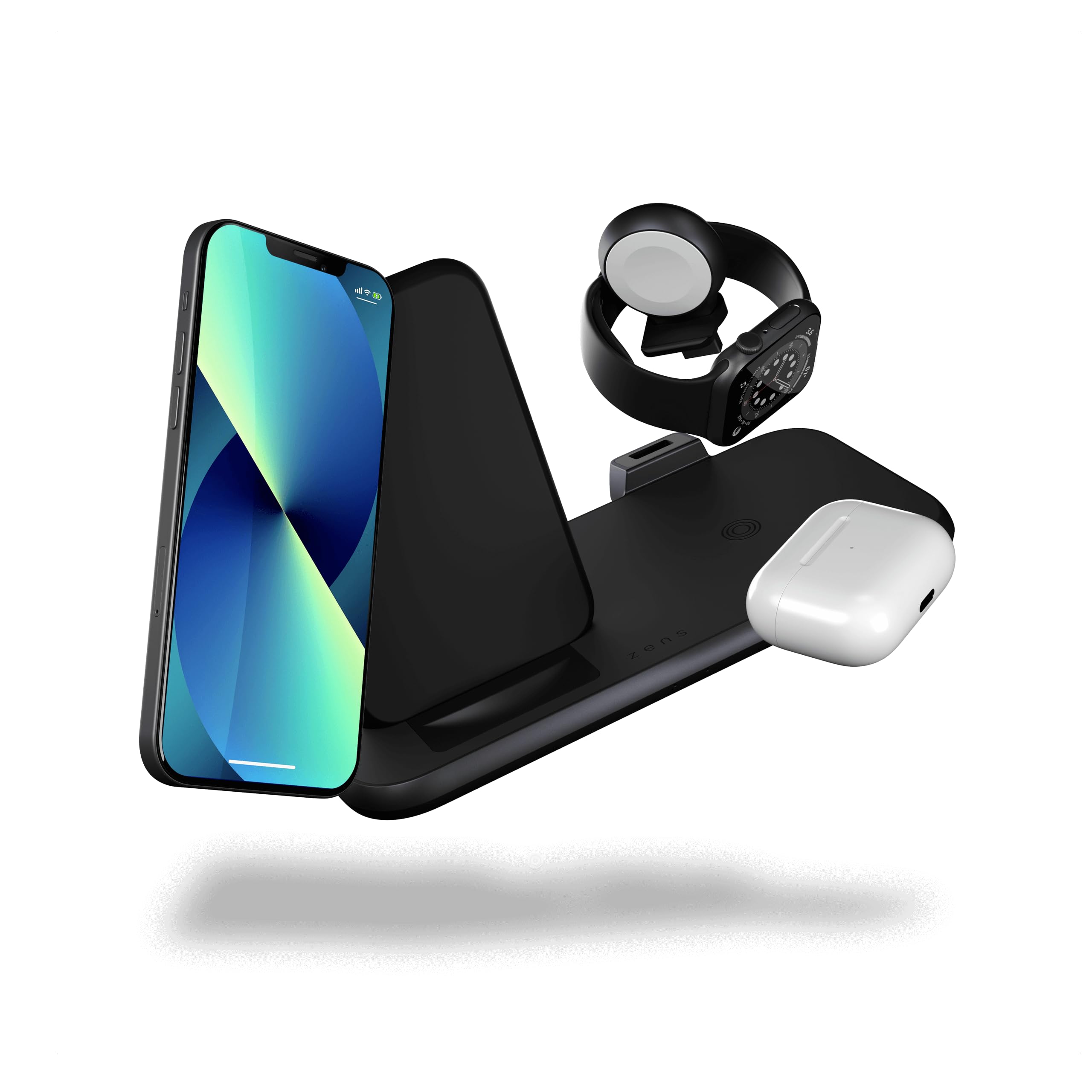 Amazon.com: Zens Aluminium 4 in 1 Stand Wireless Charger with 45W