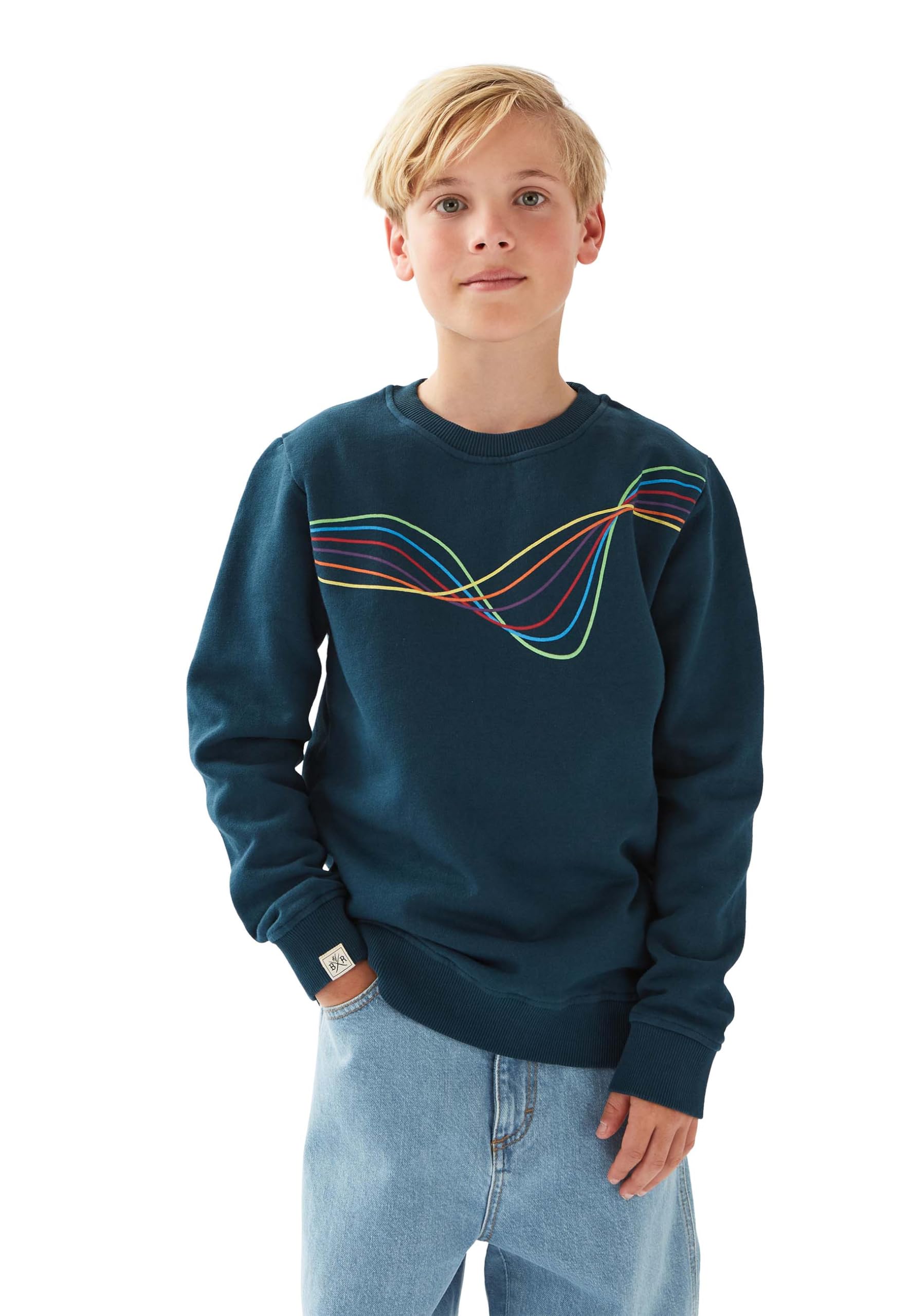Band of Rascals Kinder Sweatshirt Frequency aus Bio-Baumwolle