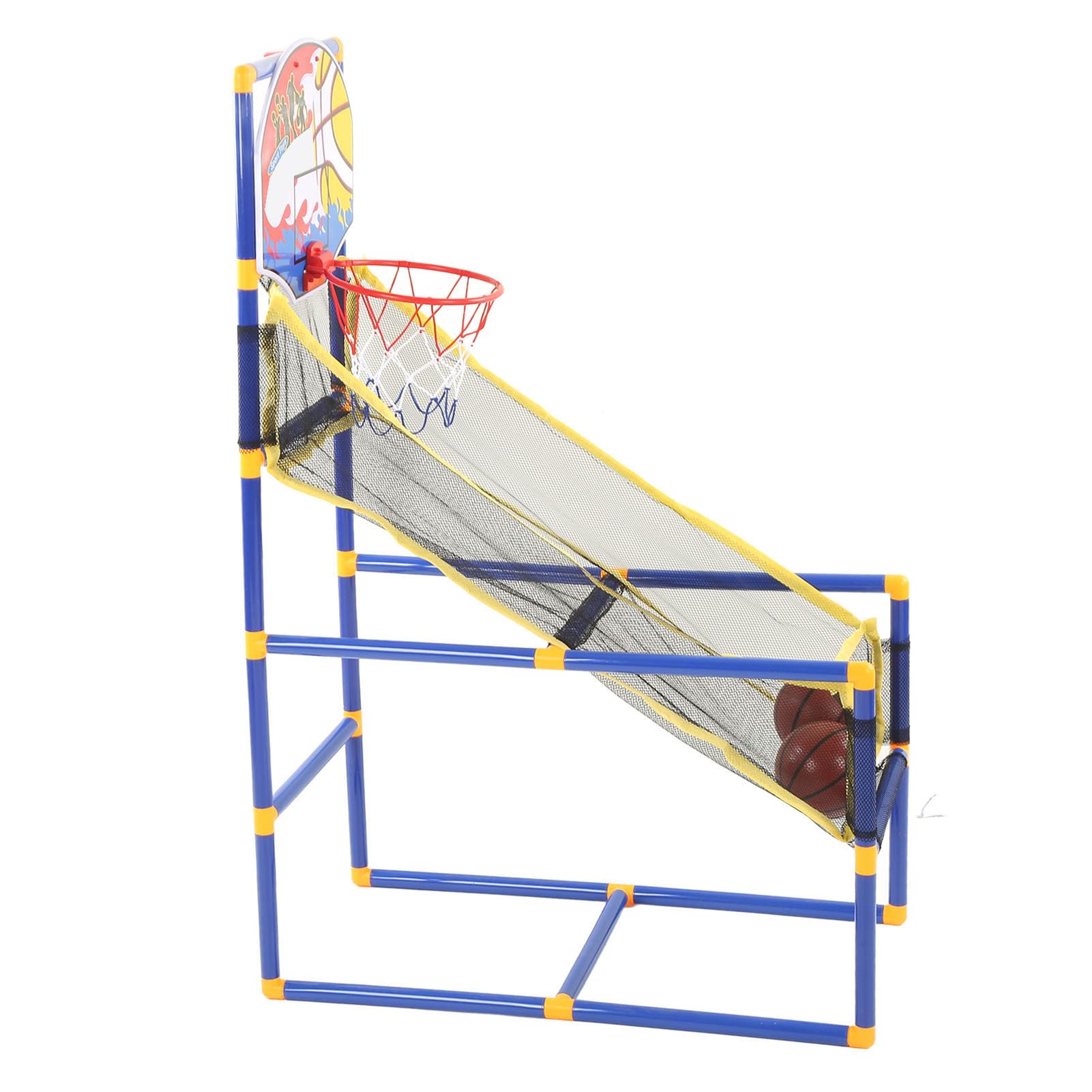 Przenośna Gra w koszykówkę do Arkad dla Dwojga Dzieci, | Plastikowa Rama, 31.5x15.7x47.6 Cala, Automatyczny Zwrot Piłek, Koordynacja Ręka-oko dla Dzieci, Młodzieży i dorosłych.