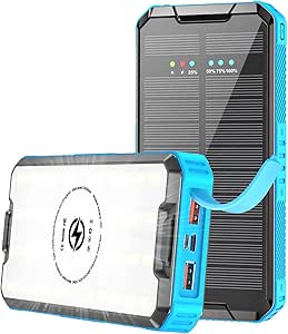 Solar Charger Power Bank 30000mAh with PD QC3.0