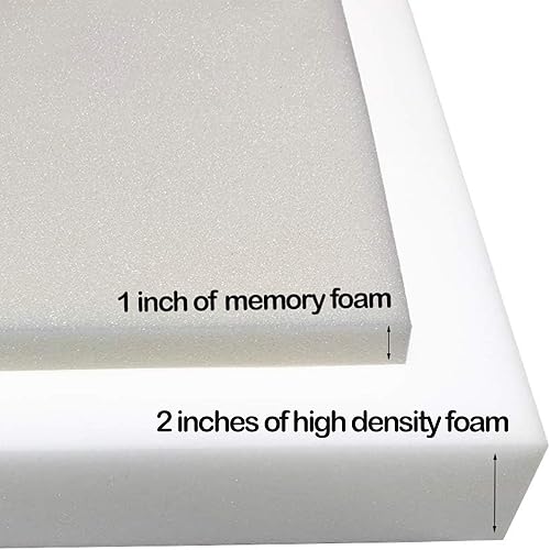 Miniatura 3 de Foamma Repuesto de colchón de espuma viscoelástica de 3 x 24 x 72 pulgadas, para camión, cámper, caravana, fabricado en Estados Unidos, cómodo,