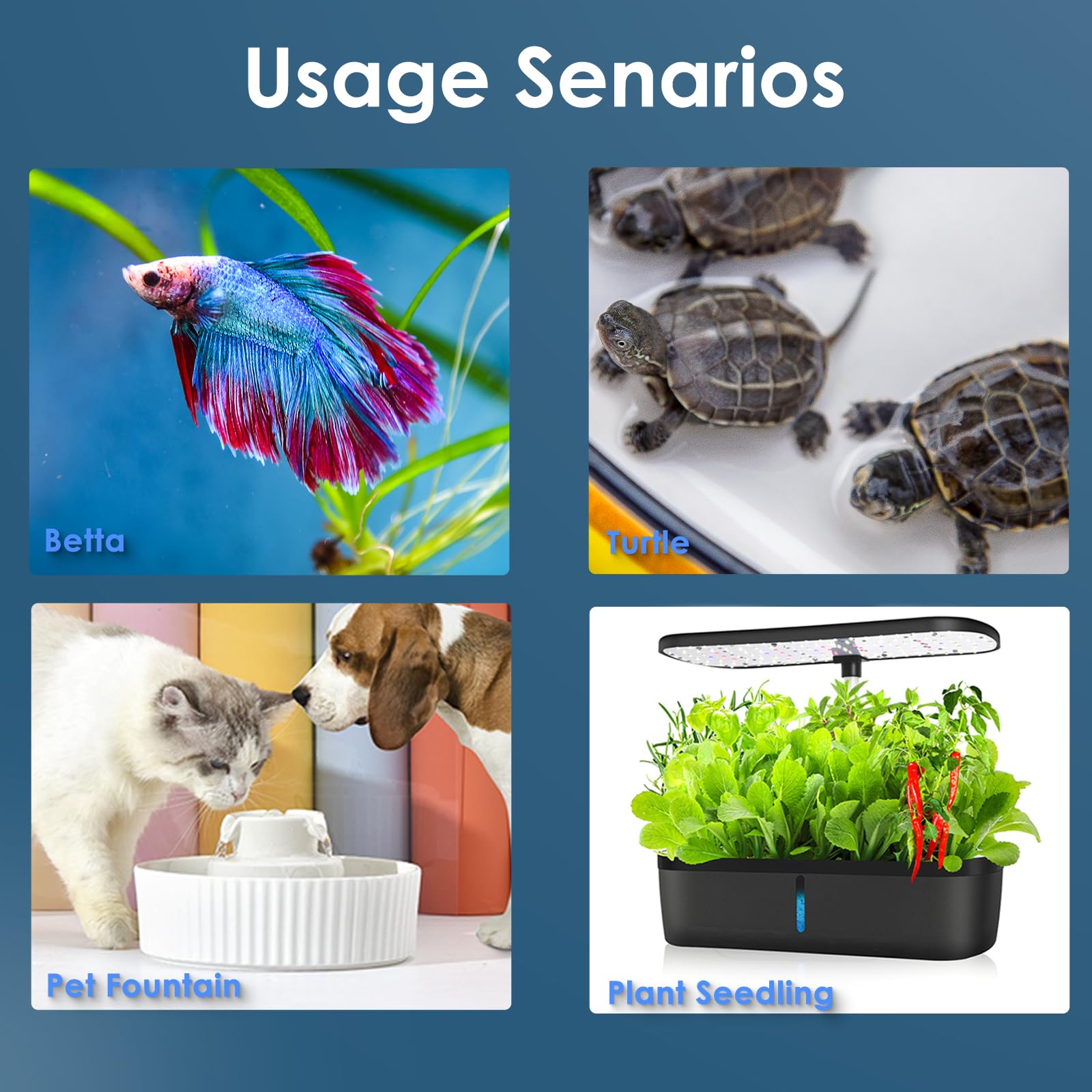 Mini-Aquarium-Heizung, 10 W, super kleiner Aquarium-Heizer mit Digitalanzeige-Thermostat, 5 V/2 A, USB-betriebener Betta-Tankheizer, Schildkrötenheizung, kleine Aquariumheizung für Tanks bis zu