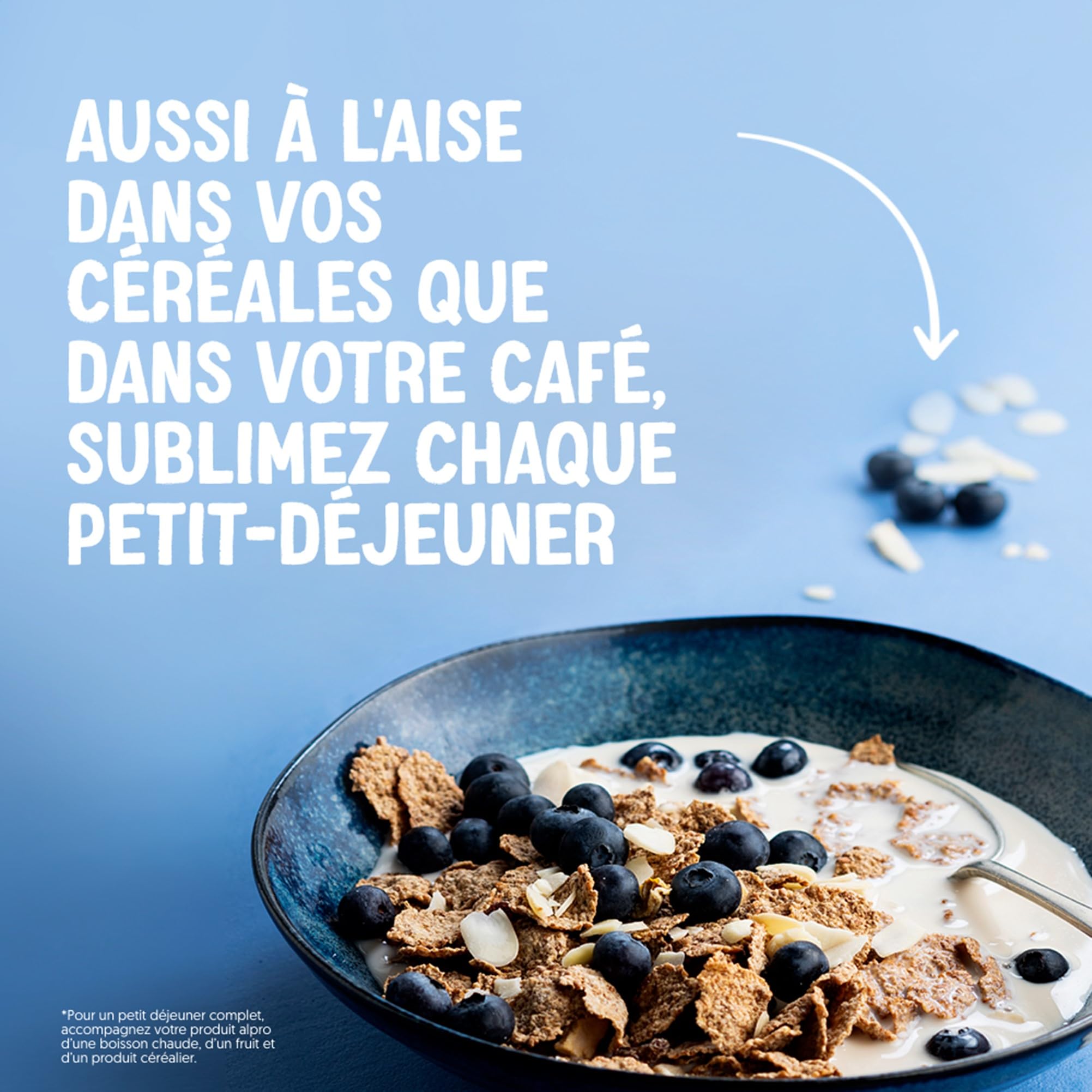 Alpro - Boisson Végétale - Spécial Petit Déjeuner Avoine - 1L - Lot de 8x1L