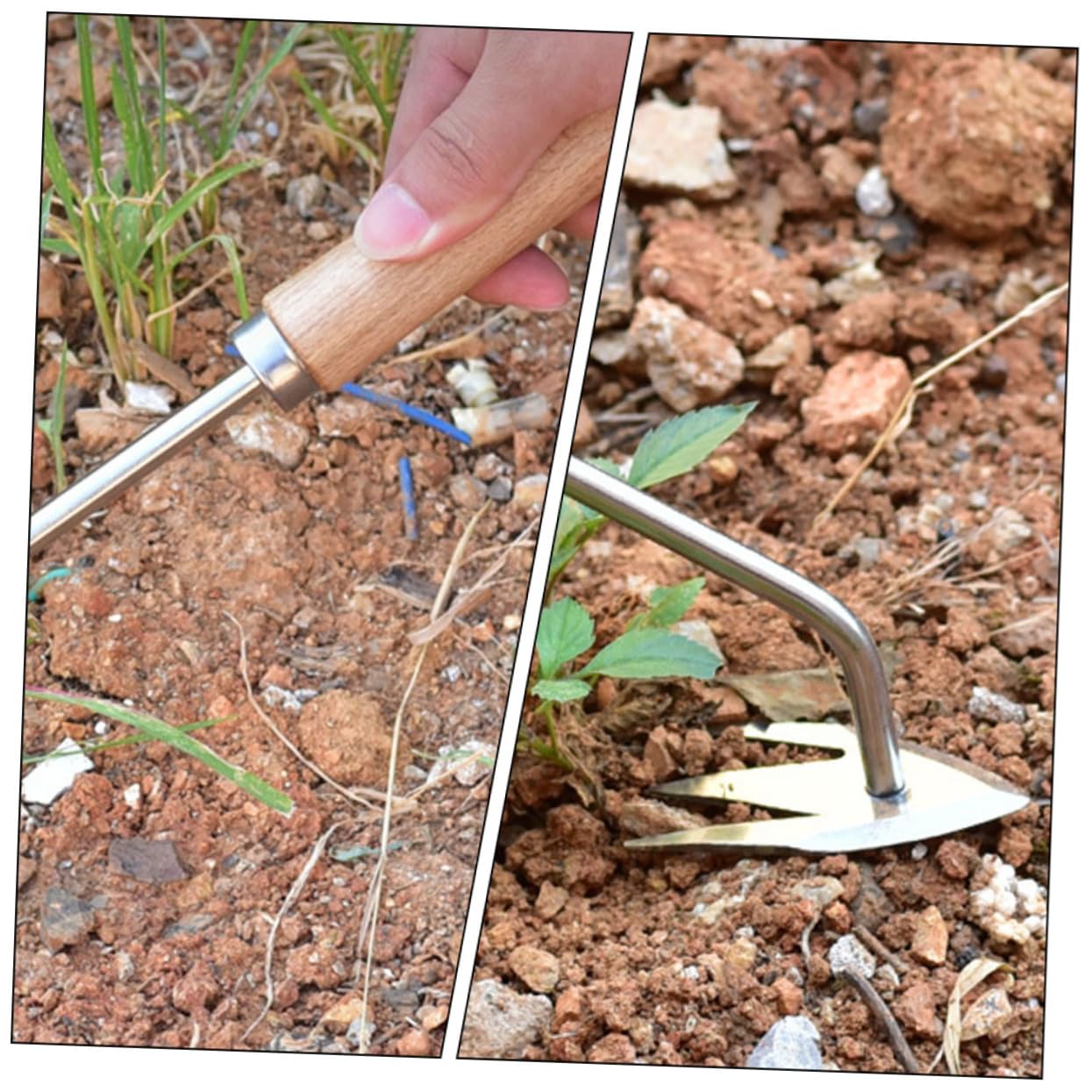 SUPVOX 4 Pezzi di Sarchiatore Manuale Strumento di Rimozione delle Radici Strumento di Diserbo Multifunzione per Giardino Canada